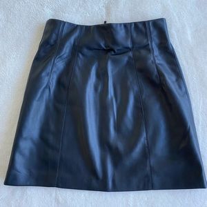 Zara faux leather skirt